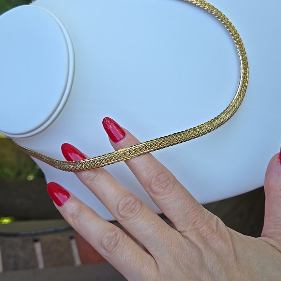 14K Yellow Gold Plated Chain Necklace - Picture 3 of 12